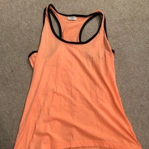 Orange workout tank
